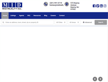 Tablet Screenshot of midrealty.com